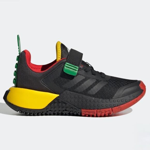 Adidas Sport DNA x LEGO Sneakers | Low Tops | 'Black Red' style | Size 3 - Picture 1 of 6